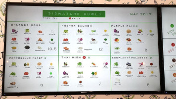 Greenbeat menu