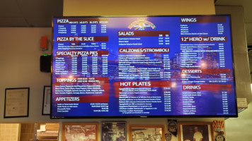 Ray's Pizza menu