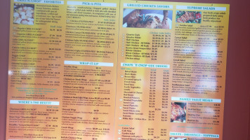 The Blazing Chicken Shack Ii menu