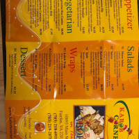 The Dish menu