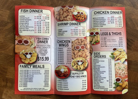 Jj Fish menu