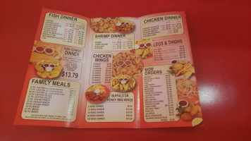 Jj Fish menu