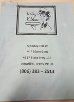 Kathy's Kitchen menu