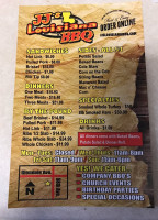 Jj's Louisiana Bbq menu