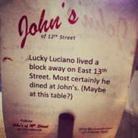 John's Of 12th Street menu