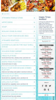 Happy Times Seafood menu