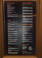 Incrediburger and Eggs menu