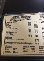 Higher Heights Caribbean menu