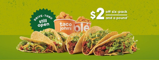 Taco John's food