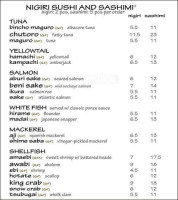 I Love Sushi On Lake Union menu