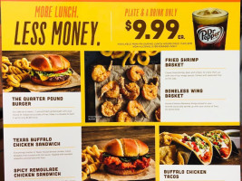 Hooters menu