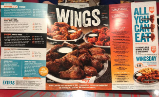 Hooters menu