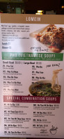 Hu Dat Noodle House menu