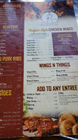 J R Crickets menu