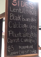 Jamaica Jamaica menu