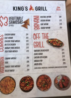 King's Grill menu