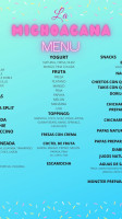 La Michoacana menu