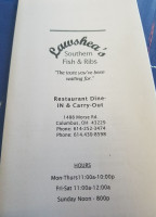 Lawshea's Southern Fish Ribs menu