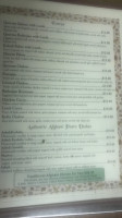 Khyber Pass Afghani Restaurant menu