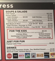 Lunch Box Express menu