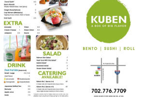 Kuben menu