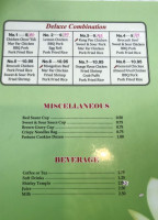 Lucky House menu