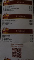 King's Fried Chicken menu