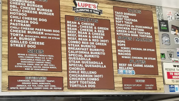 La Superior menu