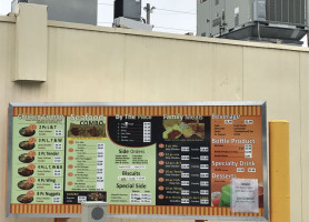 Louisiana Famous Fried Chicken Seafood menu