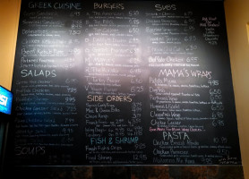 Mama's Place menu