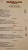 Doc Watson's menu