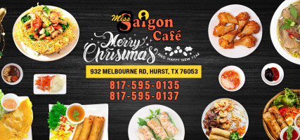 Miss Saigon Cafe menu