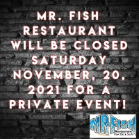 Mr. Fish menu