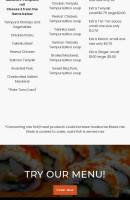 Momo Sushi Grill menu