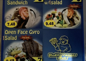 Mediterranean Deli menu