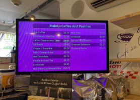 Maleko Coffee And Pastries menu