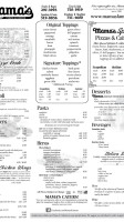 Mama's Famous Pizza & Heros menu