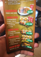 Pronto's Tacos menu