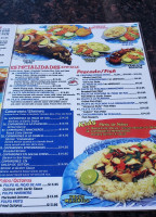 Mariscos Chihuahua menu