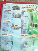 Panaderia La Mixteca Deli menu