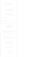 Patrizia's menu