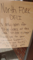 North Fork Deli menu