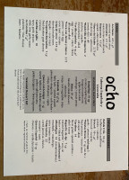Ocho menu