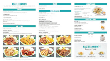 Ono Hawaiian Bbq menu