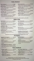 Beverly Hills Diner menu