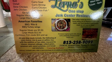 One Stop Jerk Center Jamacian American menu