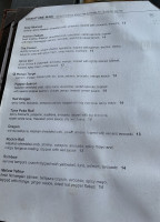 Niu B Sushi menu