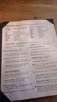 Niu B Sushi menu