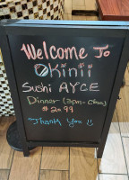 Okinii Sushi, Sushi-all-you-can-eat menu