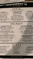 Kingsley menu